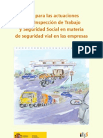 Guía para las actuaciones inspeccion trabajo seguridad vial laboral