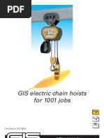 GIS Electric Chain Hoists For 1001 Jobs: Lifting Technology