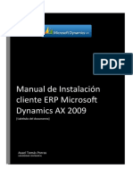 Manual de Instalación Microsoft Dynamics AX 2009