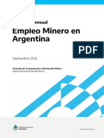 2022.09 Empleo Minero en Argentina