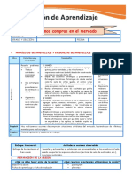 D4 A1 Sesion de Mat - Hacemos Compras en El Mercado