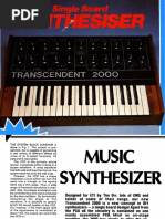 Transcendent 2000 Synthesizer