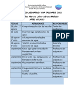 Actividades de Artes Visuales