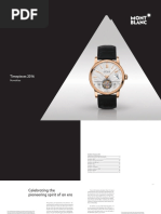 Montblanc Watch Catalogue Timepieces 2016