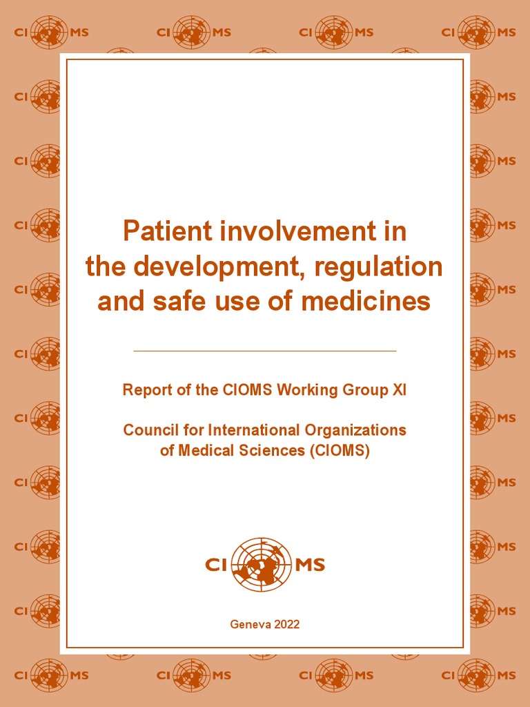 CIOMS WG-XI Patient-Involvement Report 06sept2022 | Download Free PDF ...