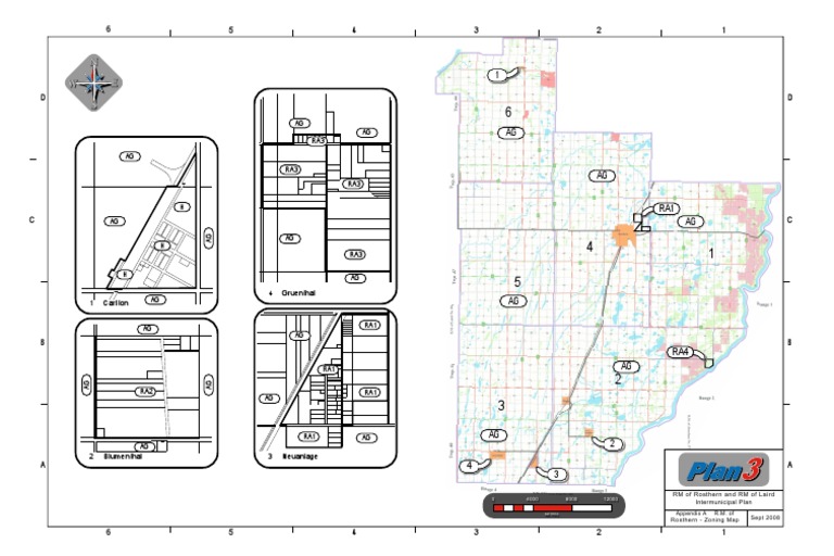 RM of Rosthern Zoning Map PDF