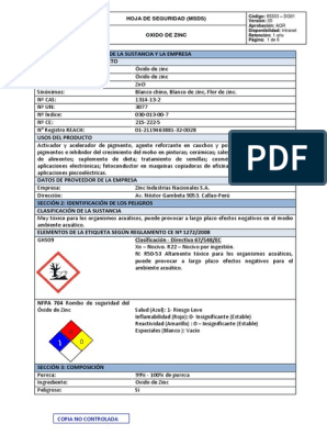 Oxido de Zinc – Pinturas Losaro