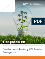 Gestión Ambiental, y Efciencia Energética