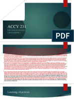 ACCY 231: Fair Value Accounting Loftus Chapter 3