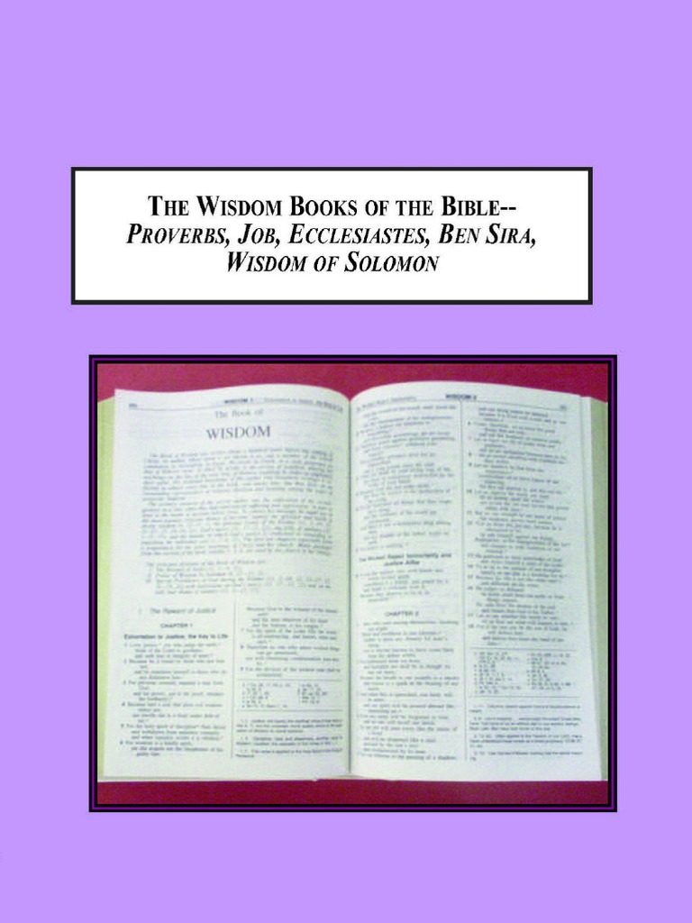What Are The 7 Wisdom Books Of The Catholic Bible