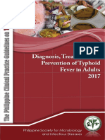 Diagnosis Treatment and Prevention of Typhoid Fever in Adults 2017