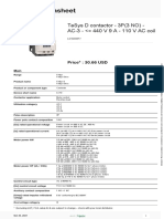 TeSys Deca Contactors - LC1D096F7