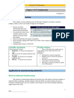 ICT Fundamentals Measurement Applications and Industrial Robots