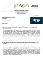 Segundo Parcial Historia Del Derecho Fernando Gustavo Acosta