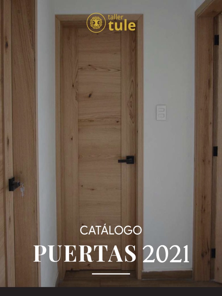Catalogo Puertas 2021, PDF, Madera