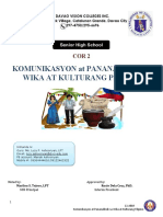 Komunikasyon PRELIM MODULE 2022