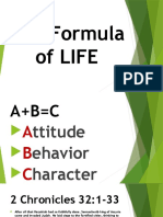The Formula of LIFE