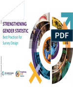 Strengthening Gender Statistics Best Practices For Survey Design