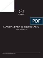 Manual Del Propietario Mazda6