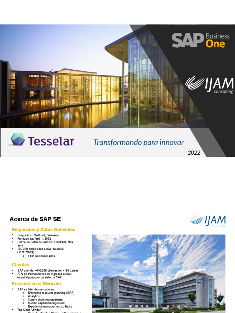Presentación Corporativa TESSELAR - IJAM (2022) | PDF | Economias ...