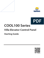 COOL100 Series Villa Elevator Control Panel Starting Guide