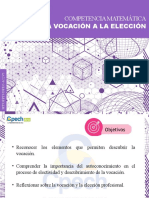 Competencia Matemática de La Vocación A La Elección