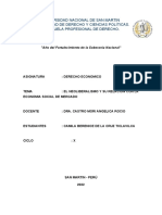 Derecho Económico y Estado Social de Mercado