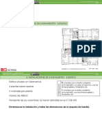 Instalaciones de saneamiento en edificio de 4 plantas