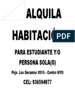 Alquila Habitacion