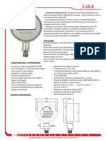 Manual Manômetro Digital Z.10.B