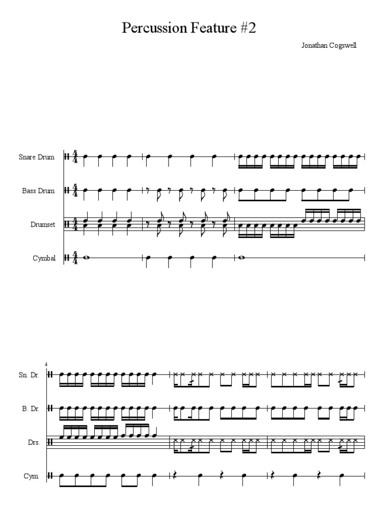 Percussion Feature: Drums Overview | PDF | Drum Kit | Marching Bands