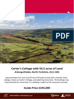 Carter's Cottage With 54.5 Acres of Land: Guide Price 245,000