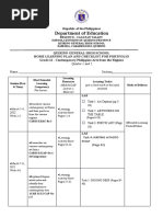 Contemporary Arts Home Learning Plan q1 q2