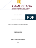 Actividad 6 - Parábolas y Ecuación Cuadrática