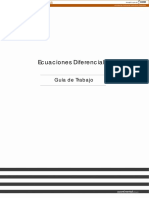 Ecuaciones Diferenciales: Guía de Trabajo