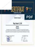 SERTIFIKAT Mega Yuniar K.,S.Pd KTI LPDP UPI 8.0