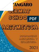 Proporciones geométricas y aritméticas