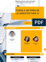 Teoría E Historia de La Arquitectura Vi: "Facultad Ciencias Del Hábitat Diseño Y Arte"