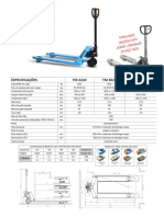 Lamina Linha TM - Transpalete Manual