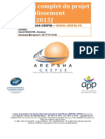 Bilan Complet Du Projet Détablissement 2010 2015 AREPSHA CREPSE FICHES ACTIONS 1 À 11