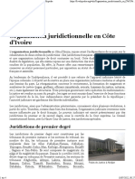 Organisation Juridictionnelle en Côte D'ivoire - Wikipédia