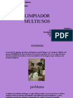 Limpiador multiuso escolar