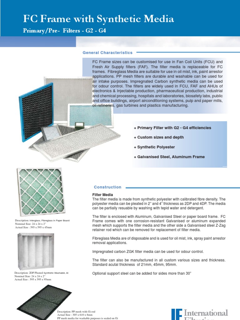 IFC Filter Filtration Paper