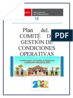 Nuevo Plan de Comite de Gestión de Condiciones Operativas