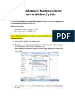Práctica 6 - Mantenimiento Del Disco Duro en Windows 7