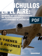 “Chanchullos en el aire”: Análisis de las subvenciones de ayuntamientos y comunidades al sector aéreo 