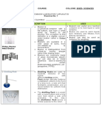 Laboratory Apparatus Assignment