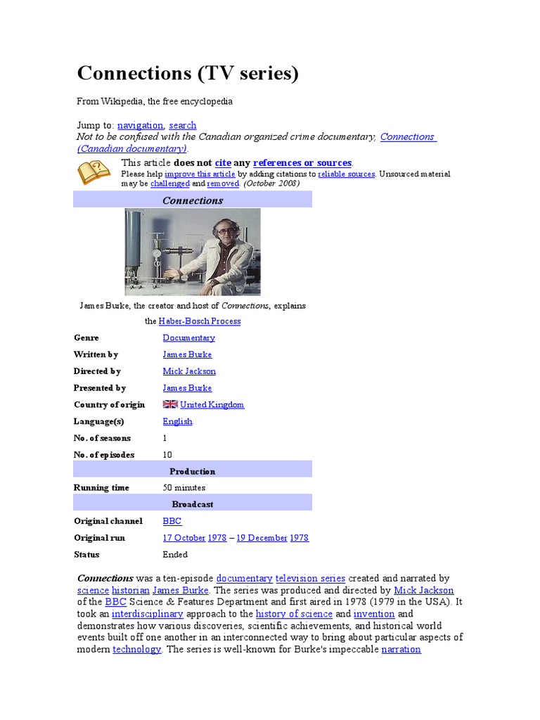 Connections James Burke PDF Science