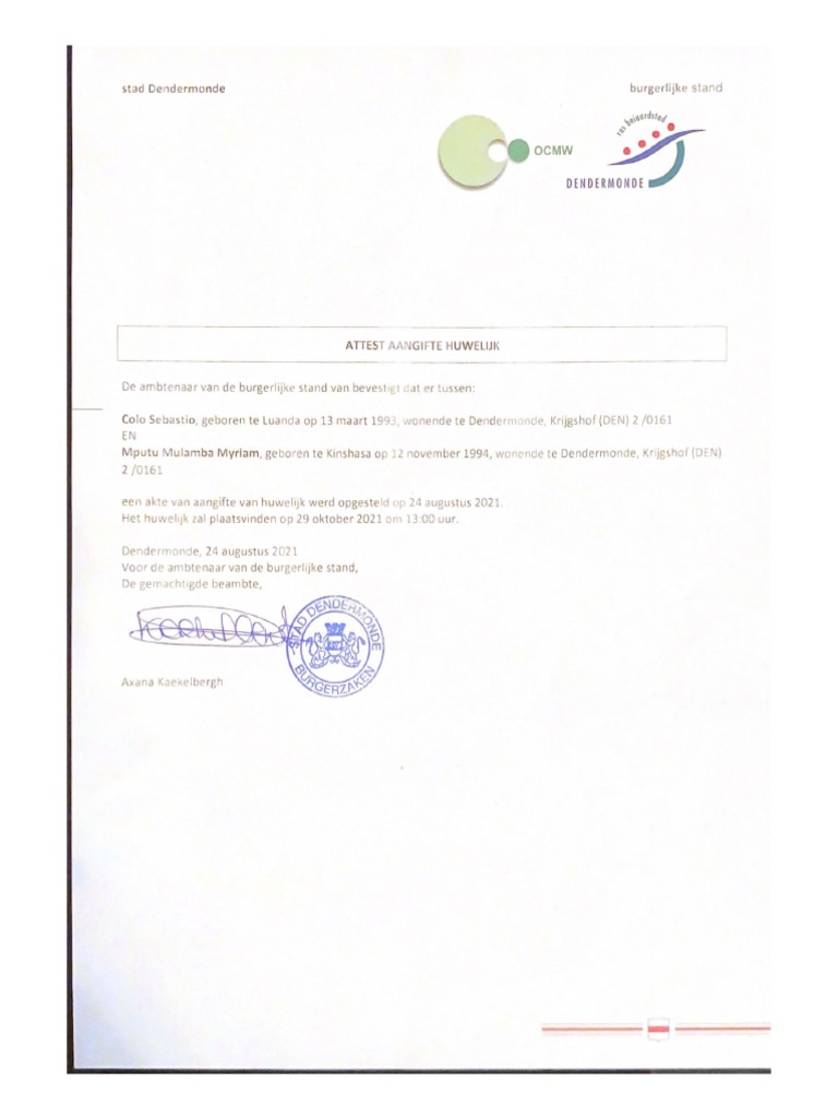 Burgerlijke Stand PDF