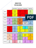 Horario: 5to Sec Tutor: Delia Moreno